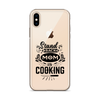 Stand Back Mom Is Cooking Clear Case for iPhone®