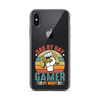 Dad By Day Gamer By Night Clear Case for iPhone®