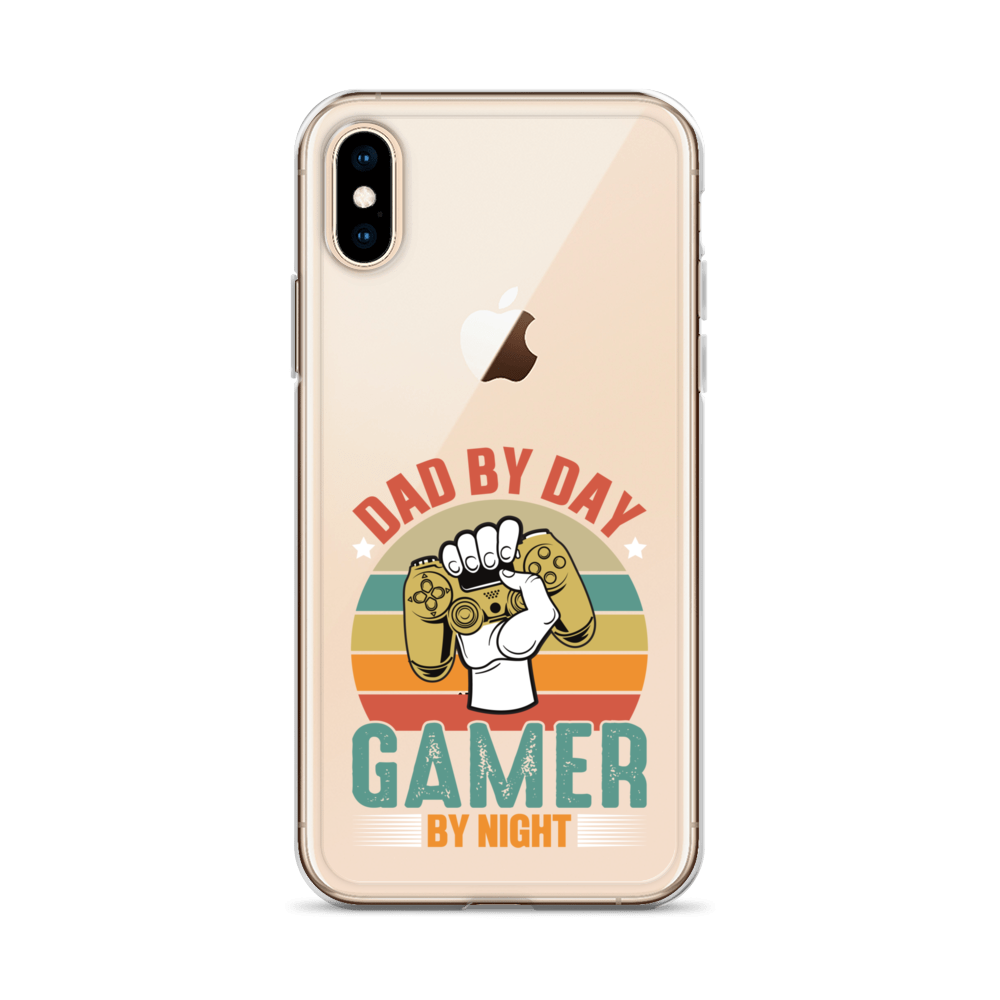 Dad By Day Gamer By Night Clear Case for iPhone®