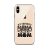 My Favorite Baseball Player Calls Me Mom Clear Case for iPhone®