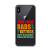 Awesome Dads Tattoos Beards Clear Case for iPhone®