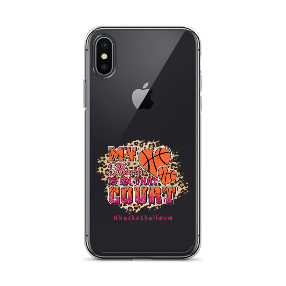 My Heart Is On That Court Clear Case for iPhone®