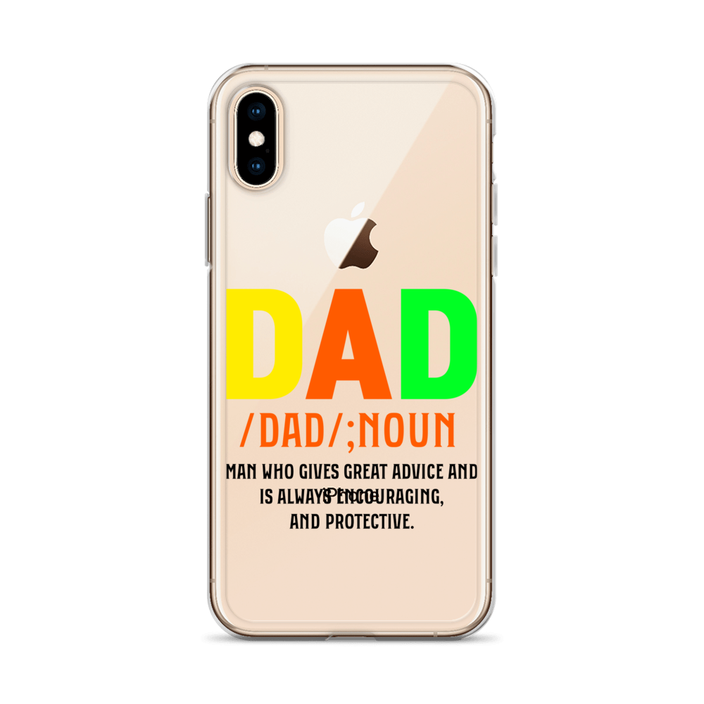 Dad Man Who Gives Great Advice And Is Always encouraging And Protective Clear Case for iPhone®