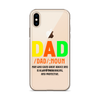 Dad Man Who Gives Great Advice And Is Always encouraging And Protective Clear Case for iPhone®