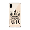 My Greatest Blessing Call Me Dad Clear Case for iPhone®