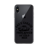 Dad's Garage Free Advice And Cold Beer Clear Case for iPhone®