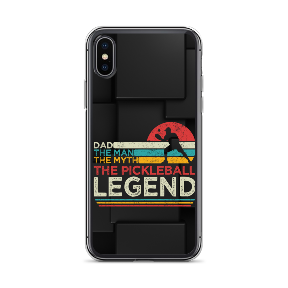 Dad The Man The Myth The Pickleball Legend Clear Case for iPhone®