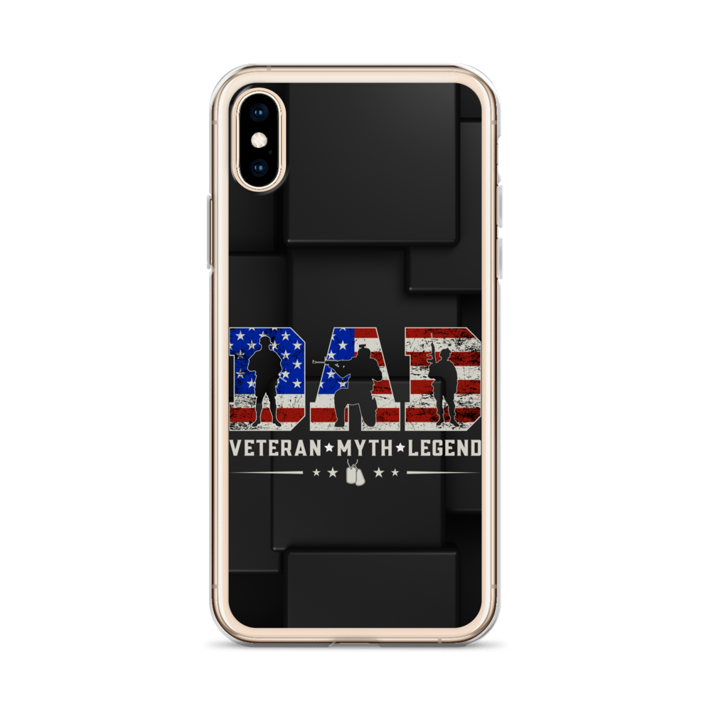 Dad Veteran Myth Legend Clear Case for iPhone®