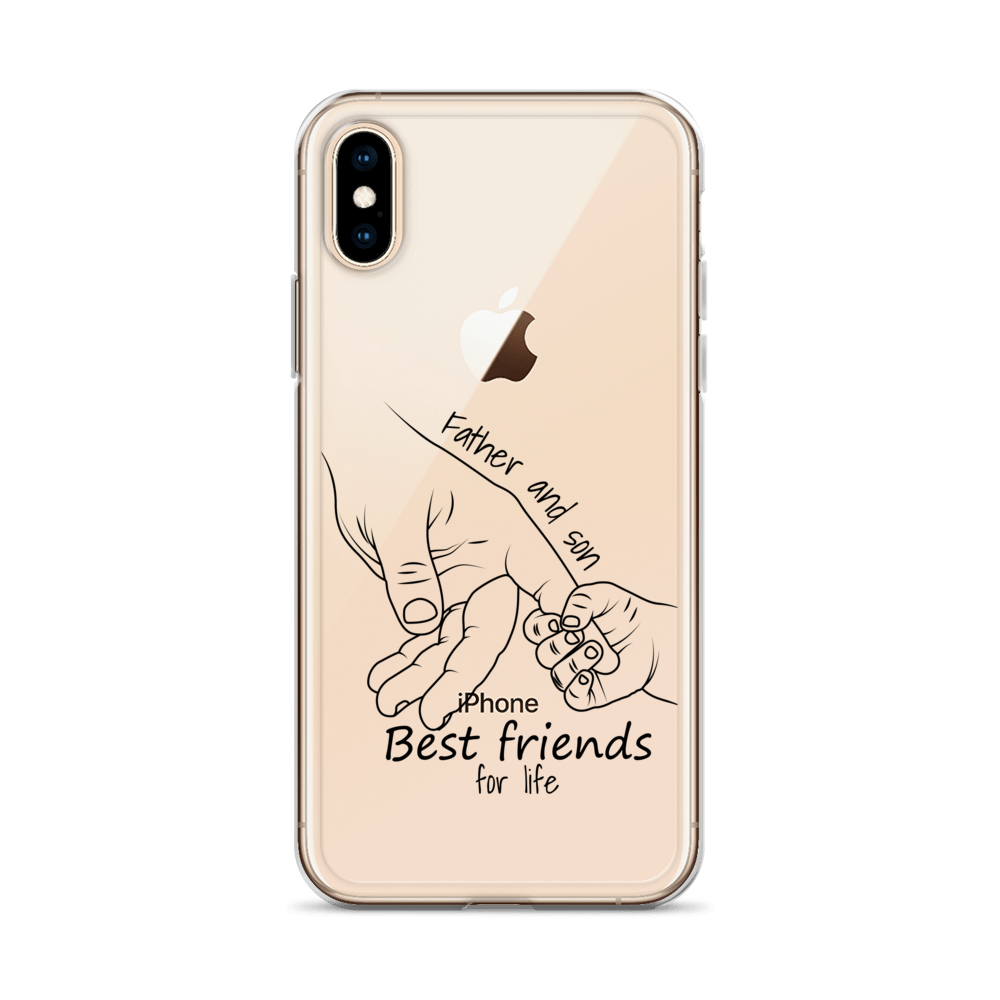 Father And Son Best Friends For Life Clear Case for iPhone®