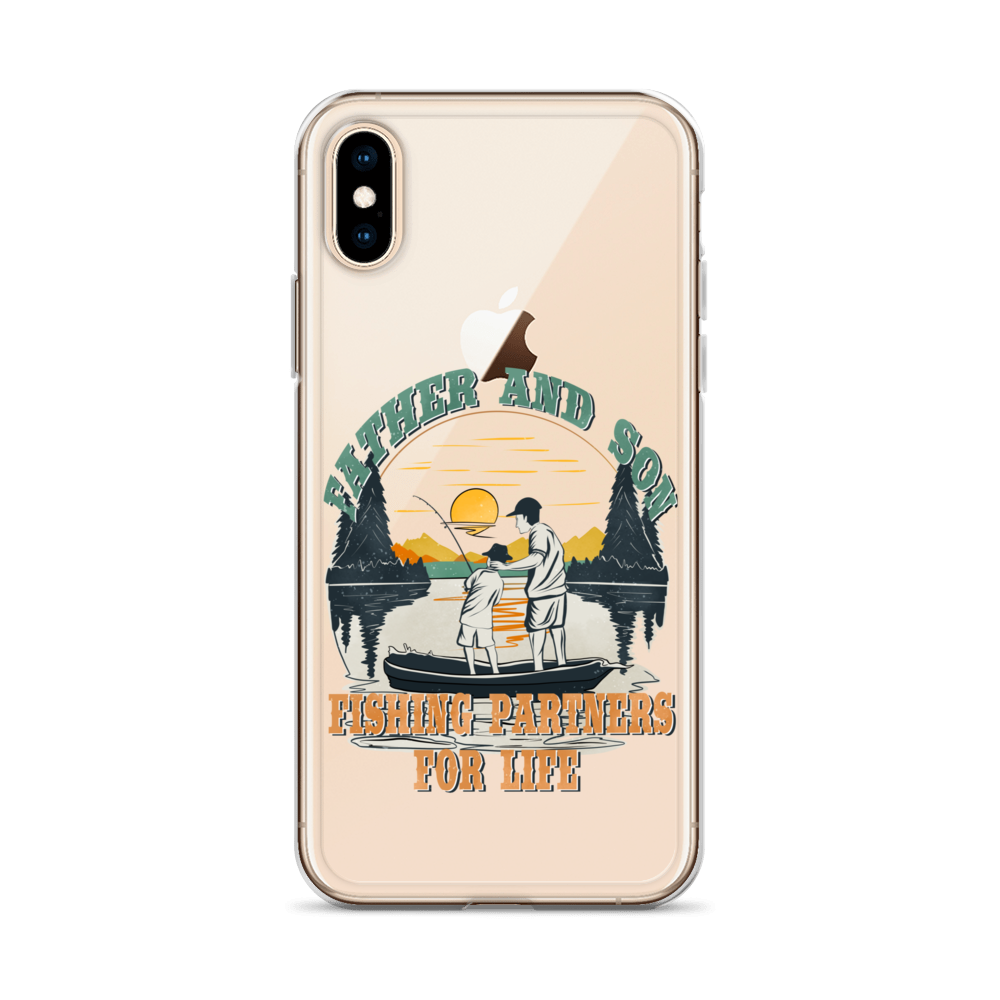 Father And Son Fishing Partners For Life Clear Case for iPhone®