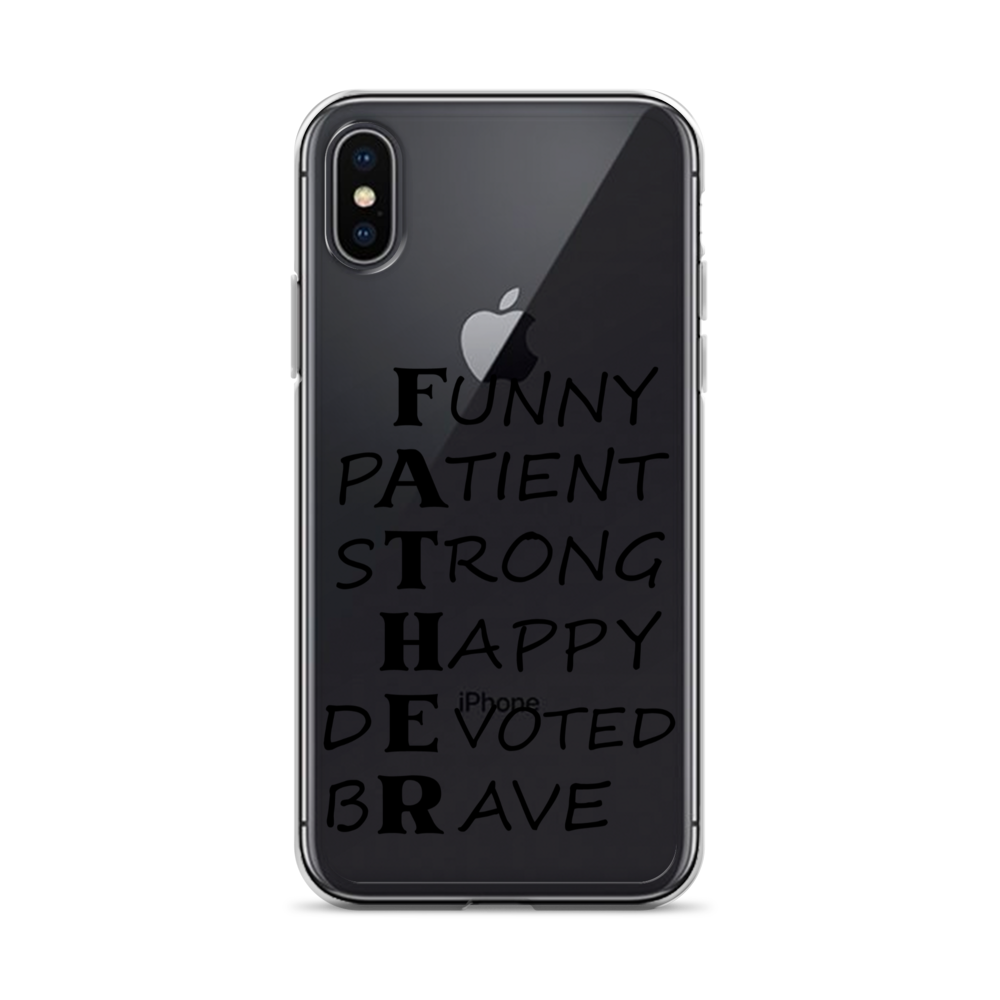 Funny Patient Strong Happy Devoted Brave Clear Case for iPhone®