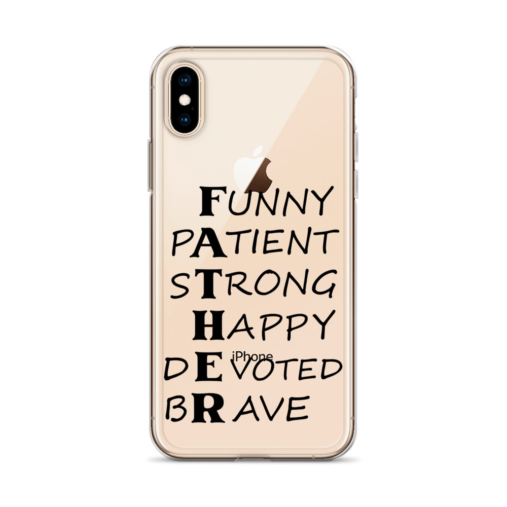 Funny Patient Strong Happy Devoted Brave Clear Case for iPhone®