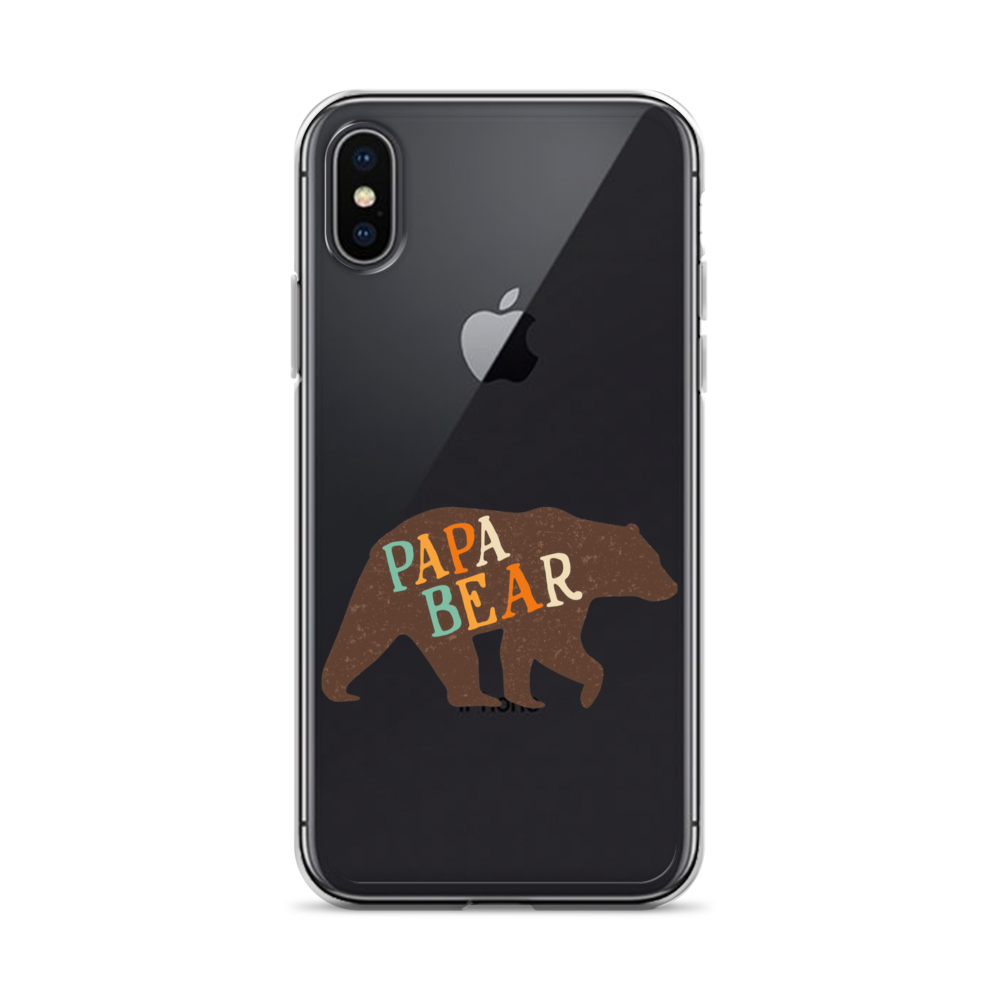 Papa Bear Clear Case for iPhone®