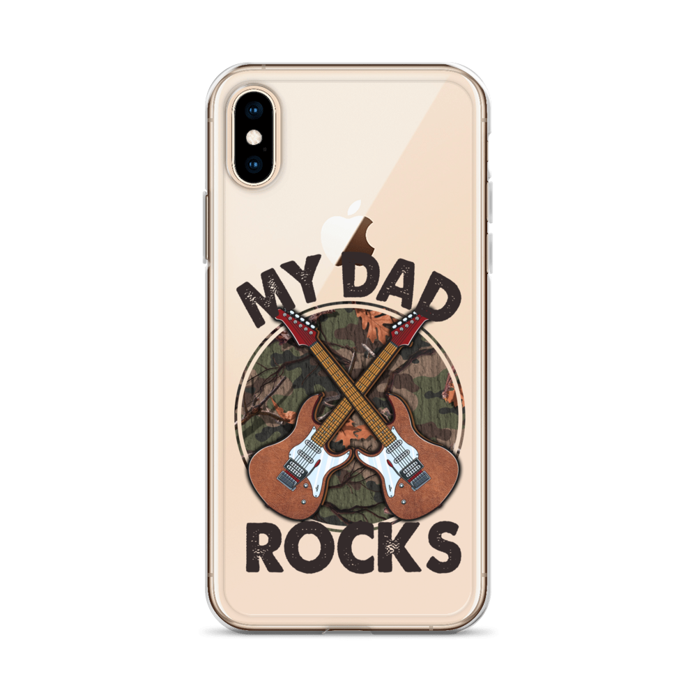 My Dad Rocks Clear Case for iPhone®