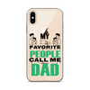 My Favorite People Call Me Dad Clear Case for iPhone®