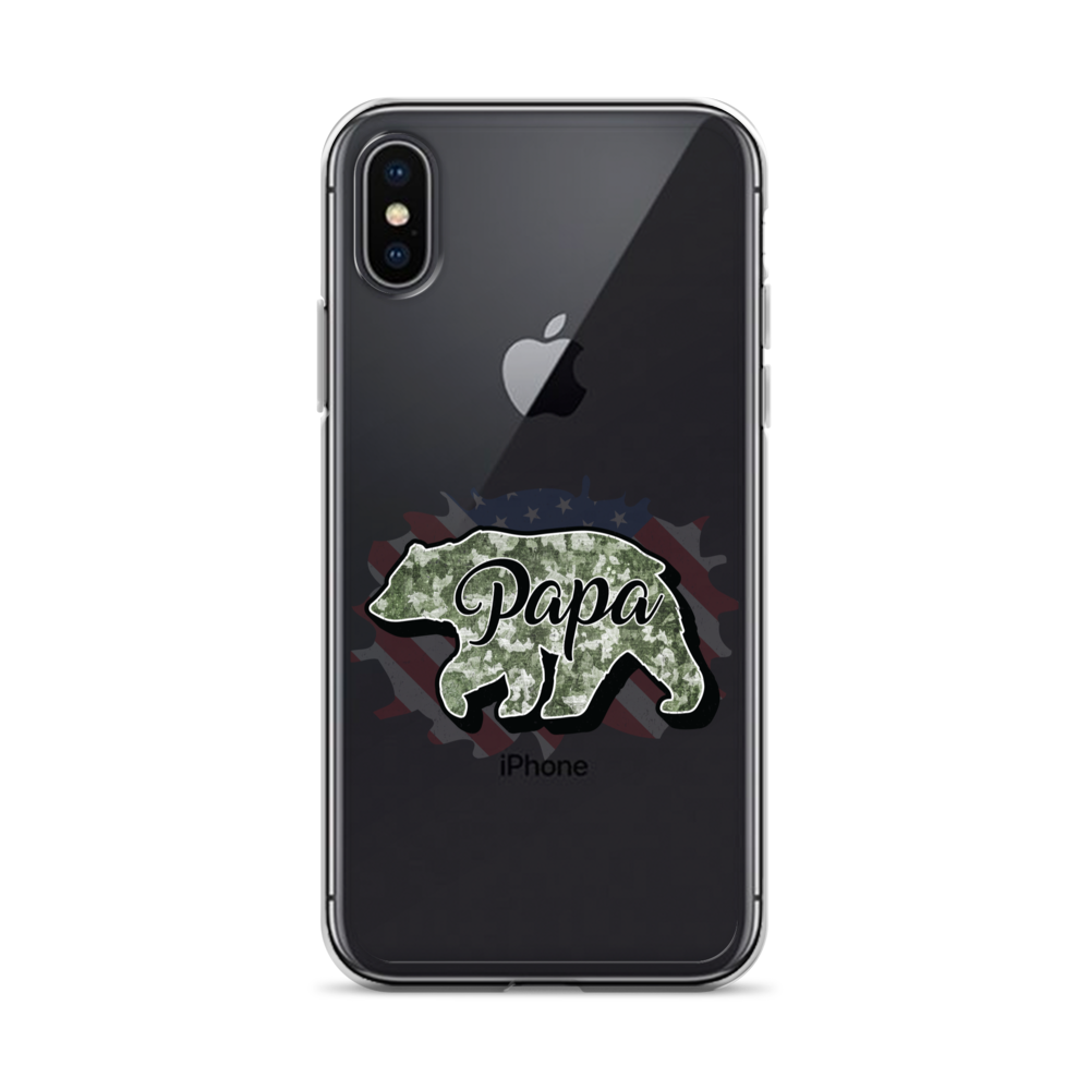 Bear Papa Clear Case for iPhone®