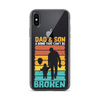 Dad And Son A Bond that can't Be Broken Clear Case for iPhone®