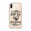 Today's Mission Keep The Tiny Human Alive Clear Case for iPhone®