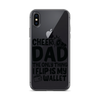 Cheer Dad Th Only Thing I Flip Is My Wallet Clear Case for iPhone®