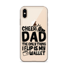 Cheer Dad Th Only Thing I Flip Is My Wallet Clear Case for iPhone®