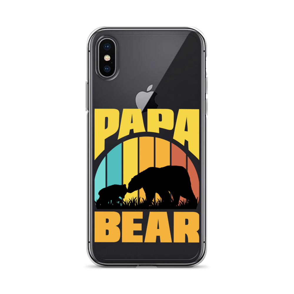 Papa Bear Clear Case for iPhone®