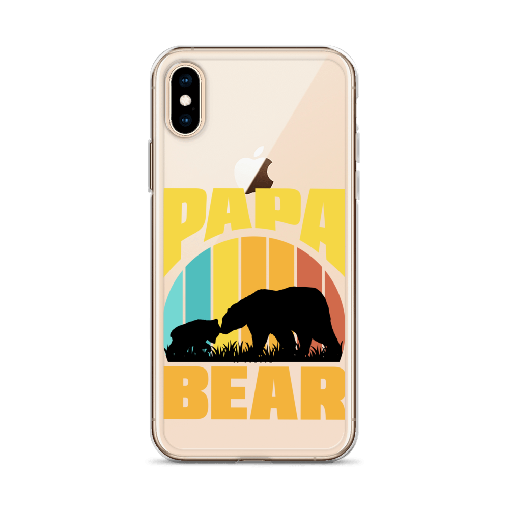 Papa Bear Clear Case for iPhone®