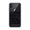 I Teach My Kid To Hit And Steal Clear Case for iPhone®