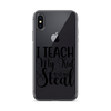 I Teach My Kid To Hit And Steal Clear Case for iPhone®