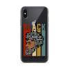 Black Father Matters Clear Case for iPhone®