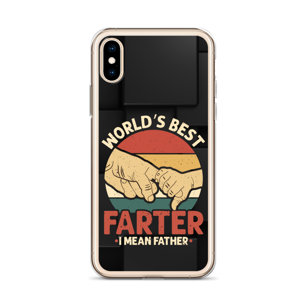 World's Best Fart I Mean Father Clear Case for iPhone®