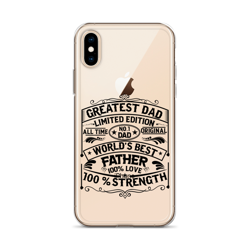 Greatest Dad Limited Edition All Time Clear Case for iPhone®