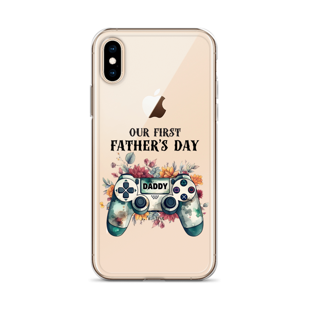 Our First Father's day Clear Case for iPhone®