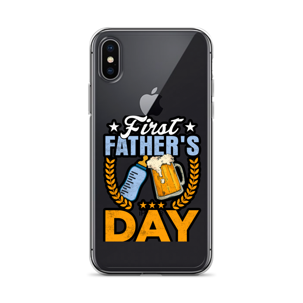 First Father's Day Clear Case for iPhone®