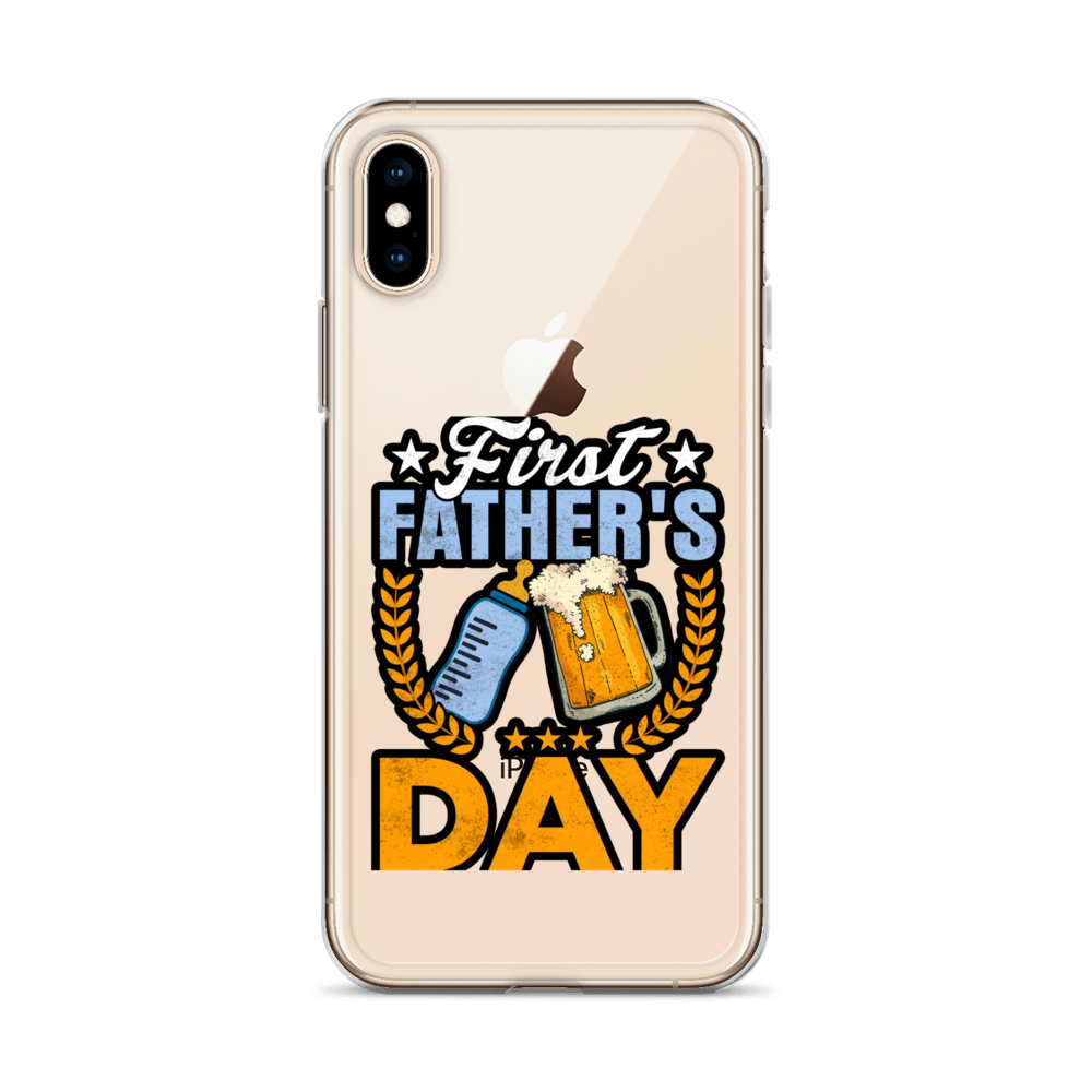 First Father's Day Clear Case for iPhone®