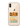 Dad The Man The Myth The Fishing Legend Clear Case for iPhone®