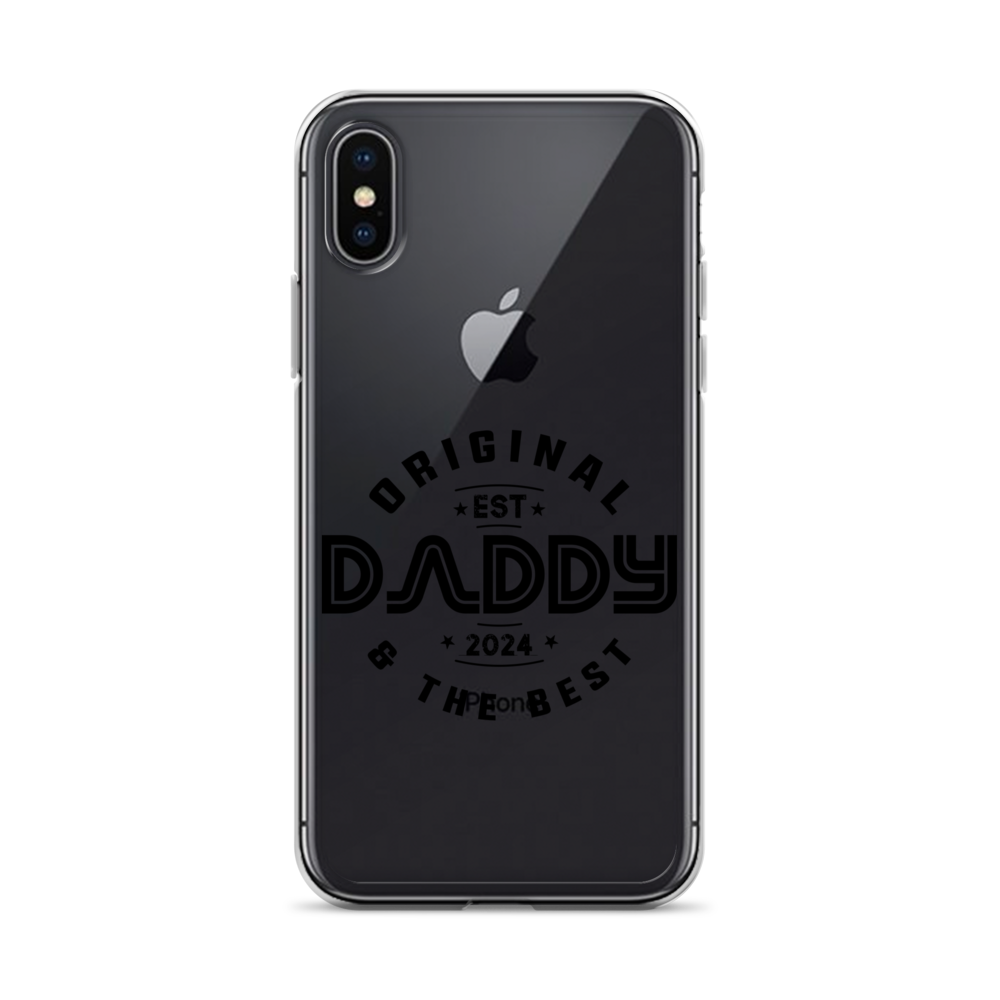 Original And The Best Daddy Establish 2024 Clear Case for iPhone®