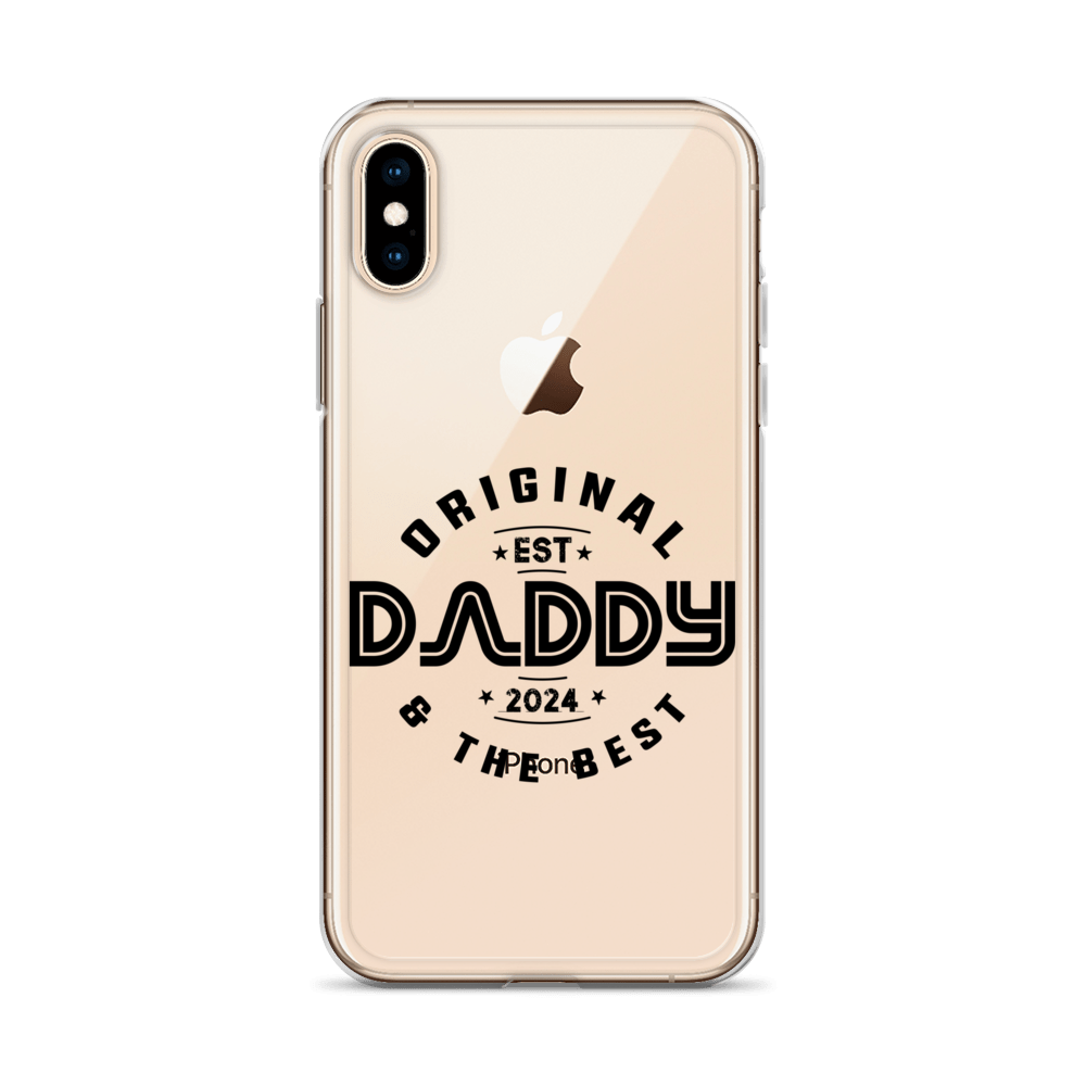 Original And The Best Daddy Establish 2024 Clear Case for iPhone®