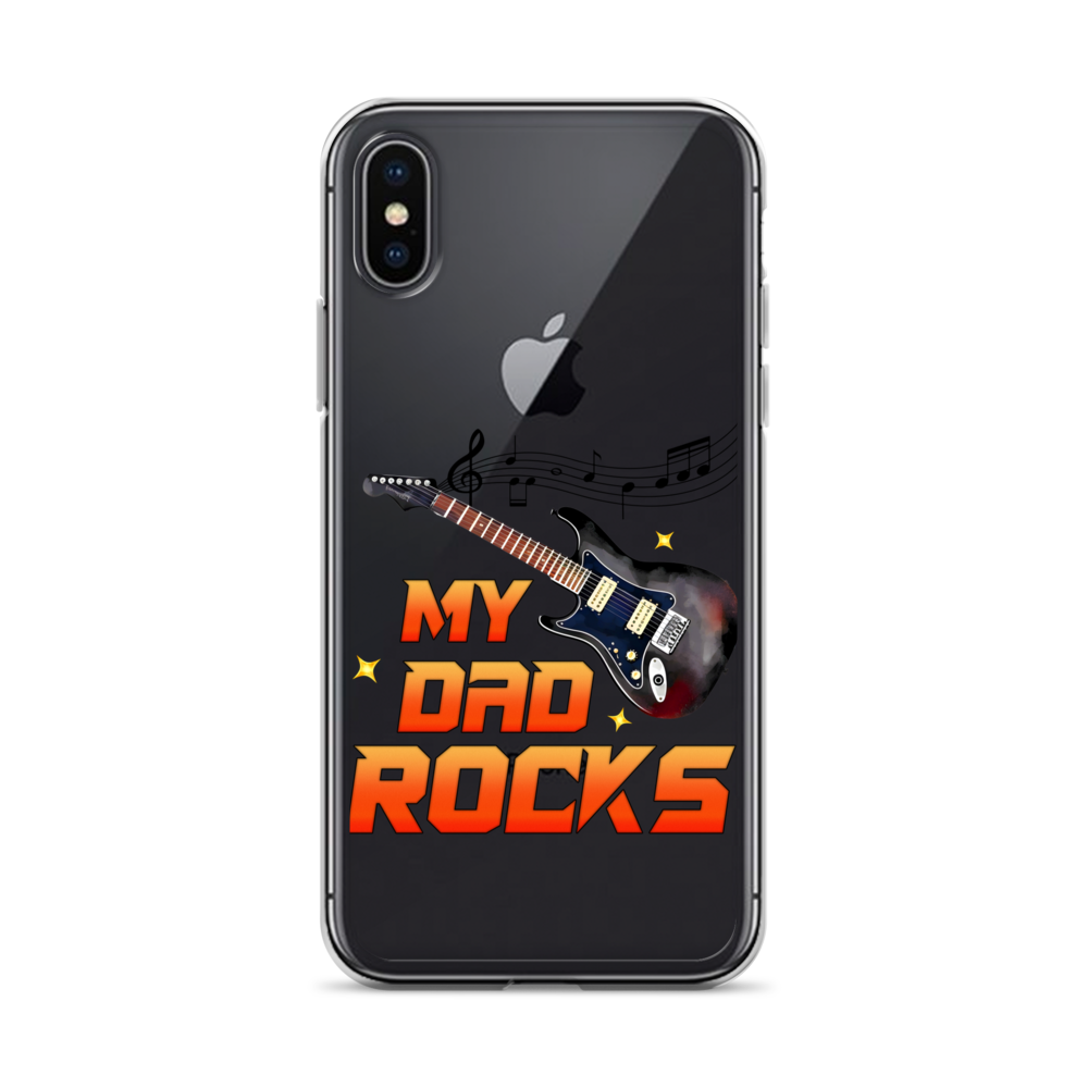 My Dad Rocks Clear Case for iPhone®