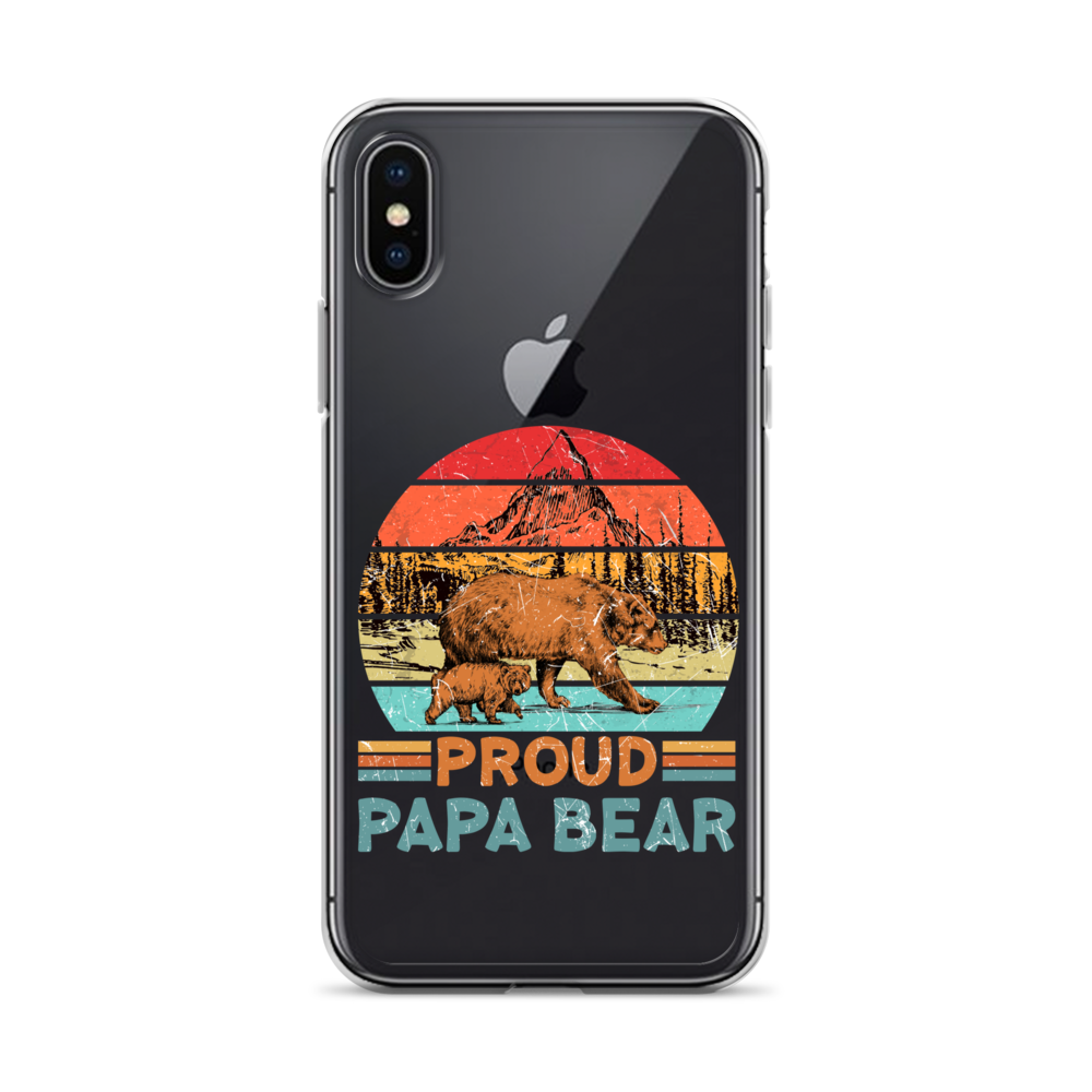 Proud Papa Bear Clear Case for iPhone®