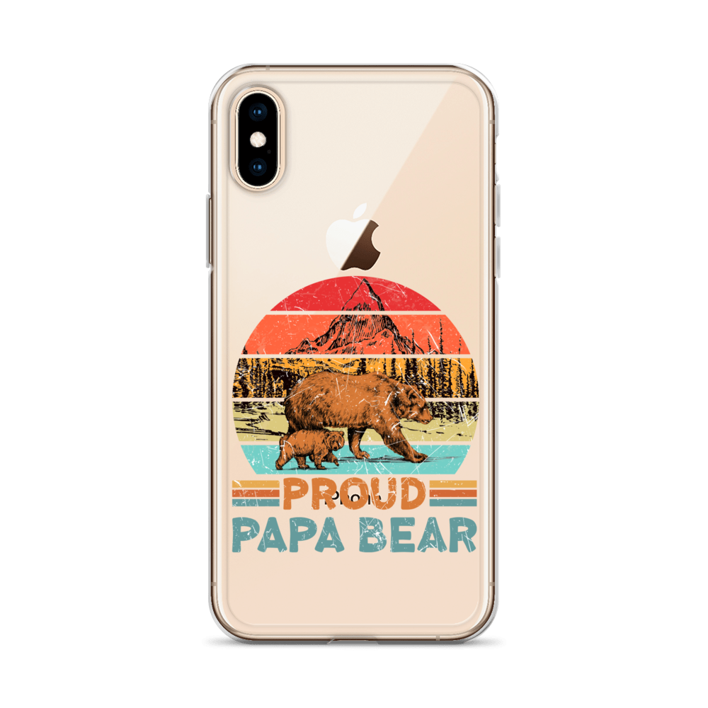 Proud Papa Bear Clear Case for iPhone®