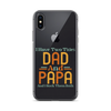 I Have Two Titles Dad And Papa And I Rock Them Both Clear Case for iPhone®