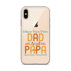 I Have Two Titles Dad And Papa And I Rock Them Both Clear Case for iPhone®