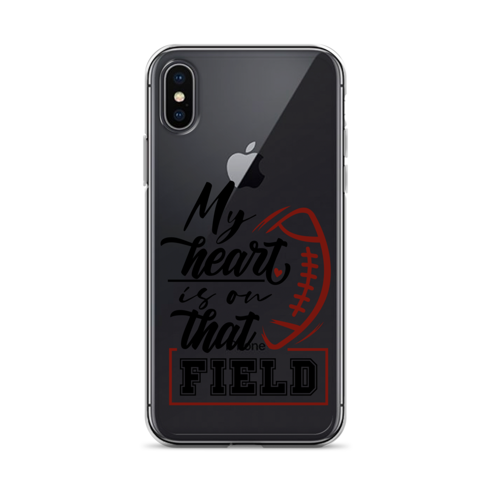 My Heart Is On That Field Clear Case for iPhone®