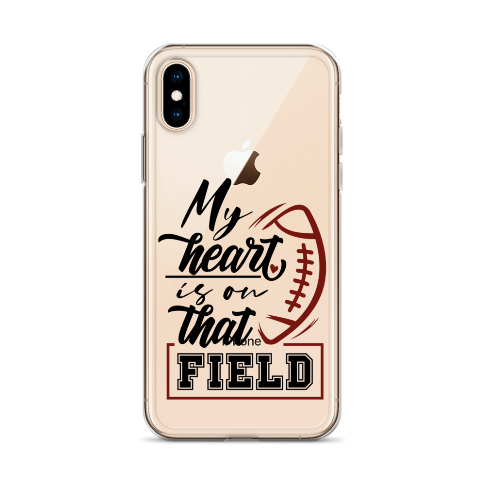 My Heart Is On That Field Clear Case for iPhone®