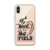 My Heart Is On That Field Clear Case for iPhone®