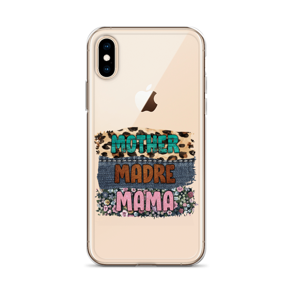 Mother, Mader, Mama Clear Case for iPhone®