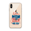 I Love Mom, Dad And USA Clear Case for iPhone®