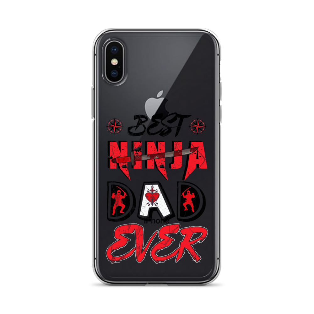 Best Ninja Dad Ever Clear Case for iPhone®