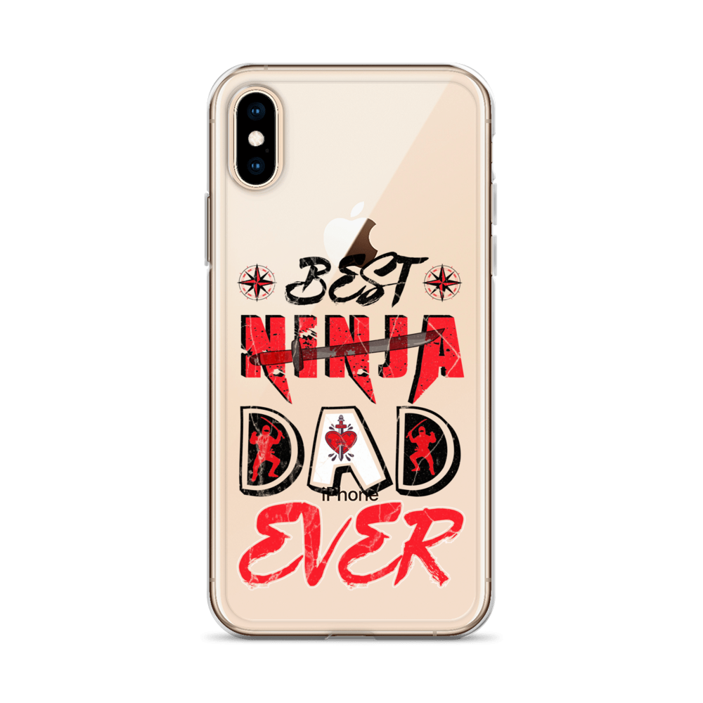 Best Ninja Dad Ever Clear Case for iPhone®