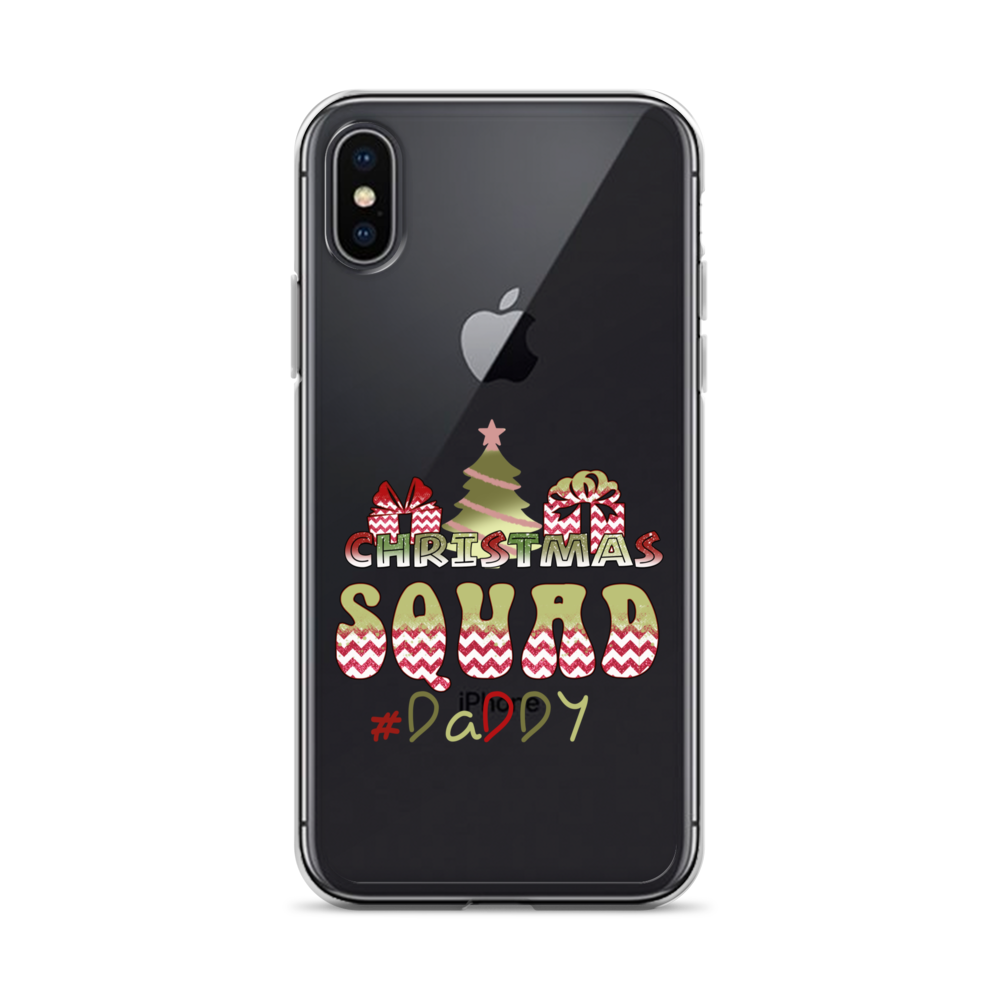 Christmas Squad Daddy Clear Case for iPhone®